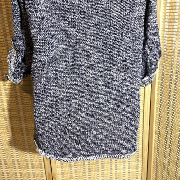 Kensie Performance Drawstring Cowlneck Half Sleeve Sweater Kangaroo Pocket Small - Picture 13 of 16